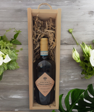 Load image into Gallery viewer, Personalised Wooden Wine Box
