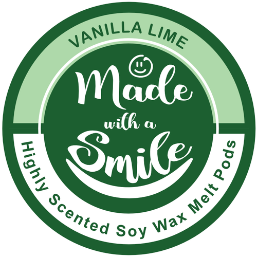 Vanilla Lime Soy Wax Melt Pod | MadeWIthaSmile | UK